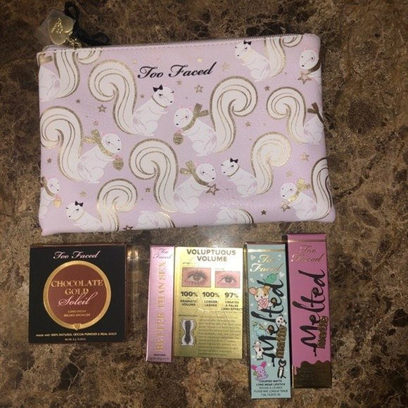 *NEW* Too Faced WOODLAND CREATURE Makeup Bag 🐿️ - Picture 5 of 6
